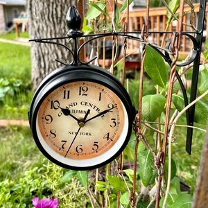 Unique Waterproof Double Sided Vintage Outdoor Clock Grand Central Station New
